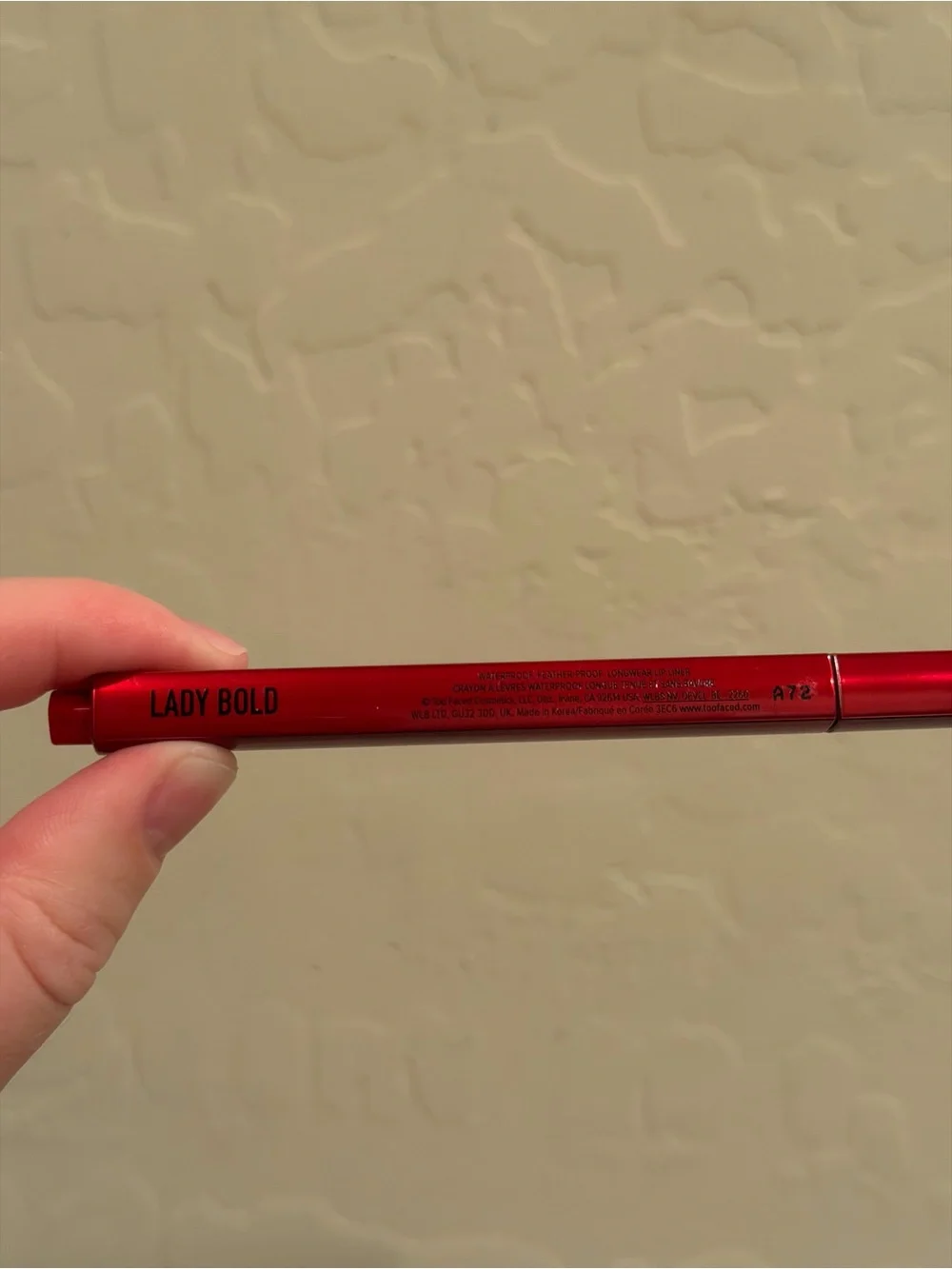 New Slim Red Two Faced Red Lipliner Pencil